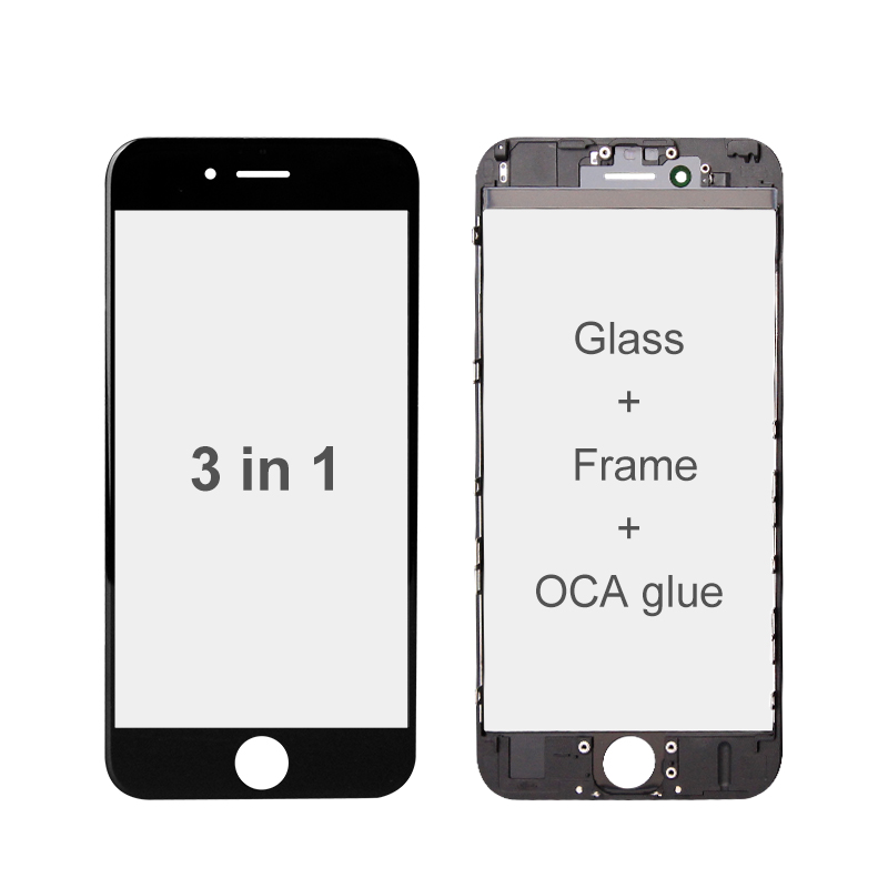 iPhone 3 in 1 front glass with OCA pre-installed