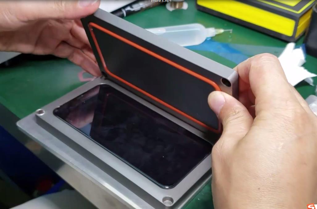 iPhone X frame laminating mold