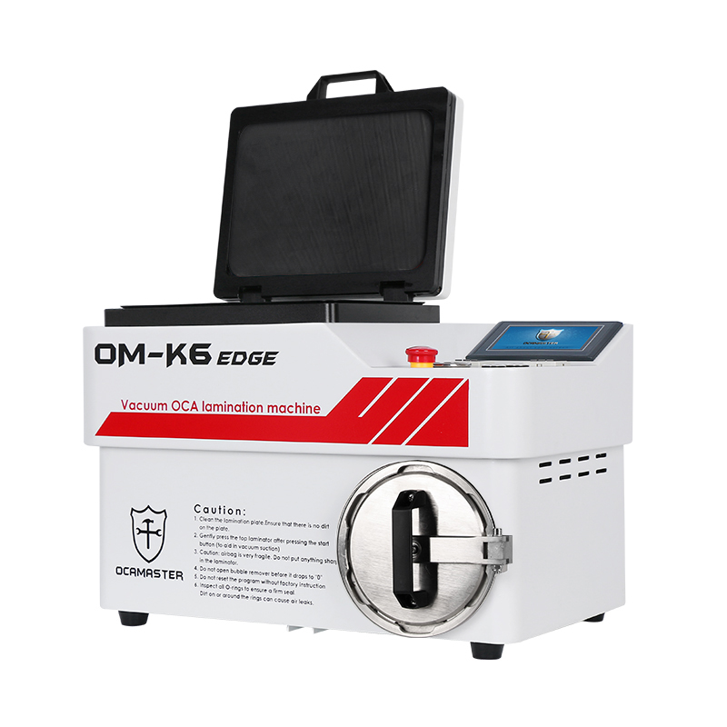 OM-K6EDGE all in one OCA lamination machine for regular flat LCD/OLED EDGE screen laminating