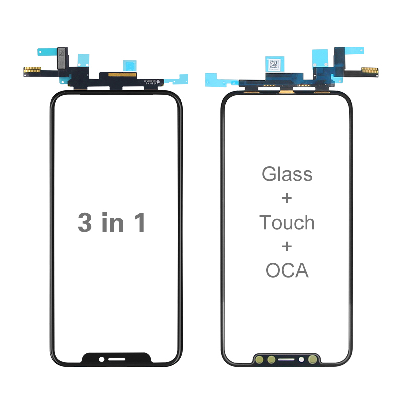A+ Glass with Touch with OCA For iPhone X/XS/XR/XSMAX Screen Repairing and Refurbishing (Premium)