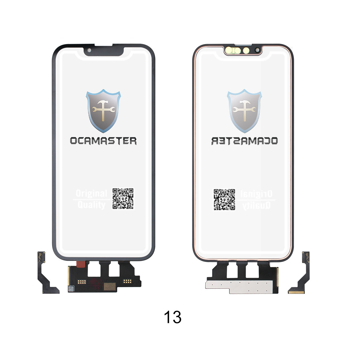 1:1 Original Quality Glass with Touch with OCA For iPhone X/XS/XR/XSMAX/11/11Pro/11ProMax/12/12Pro/12ProMax Screen Repairing and Refurbishing