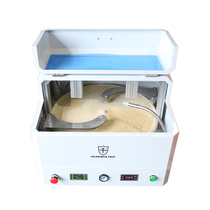 OM-GP03 Watch And Screen Grinding Equipment Screen Deep Scratch Polishing Machine 