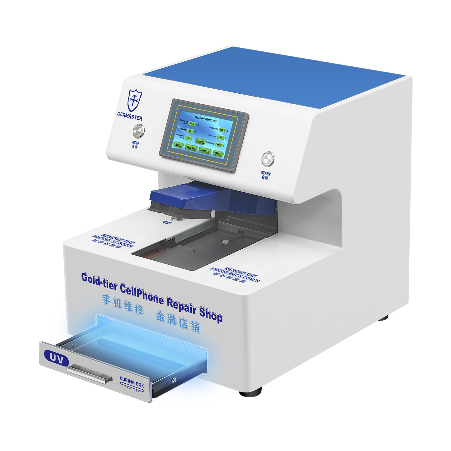 Robot A16 Fully intelligent Auto Screen / Back cover removal machine