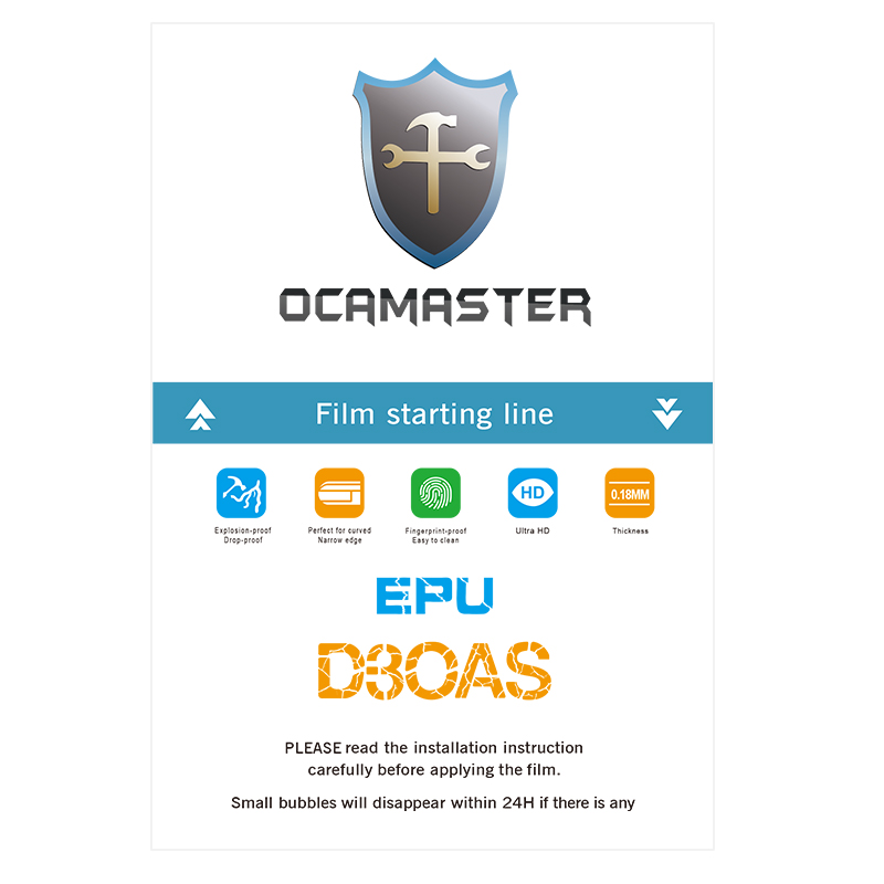 EPU HD/MATTE/ MATTE Privacy Anti Shock And Self Repair Film (50pcs/bag)